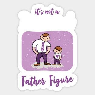 Dad Bod | White And Purple Text Funny Dad Sticker